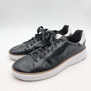 Cole Haan GrandPrø Topspin Sneaker Shoes Lace-Up Men's Black Size US11.5M EU44